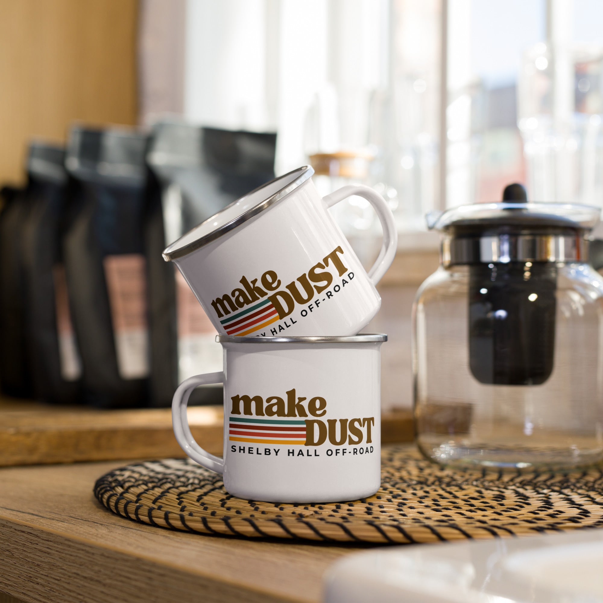 Make Dust Enamel Mug